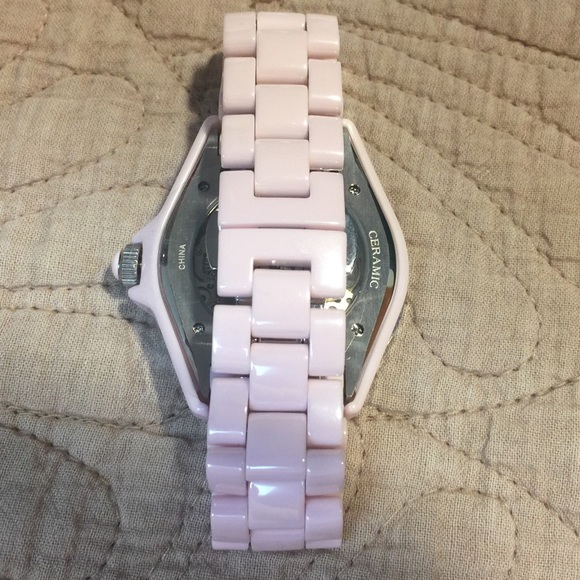 Real Collectibles by Adrienne Pink Ceramic Watch - Picture 5 of 11